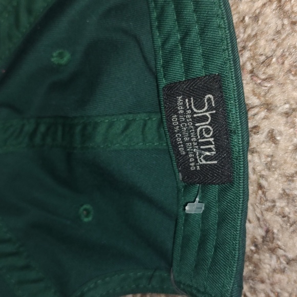 Sherry Ft Lauderdale est 1895 Florida Embroidered Green Strapback Hat Cap OS - Picture 9 of 9